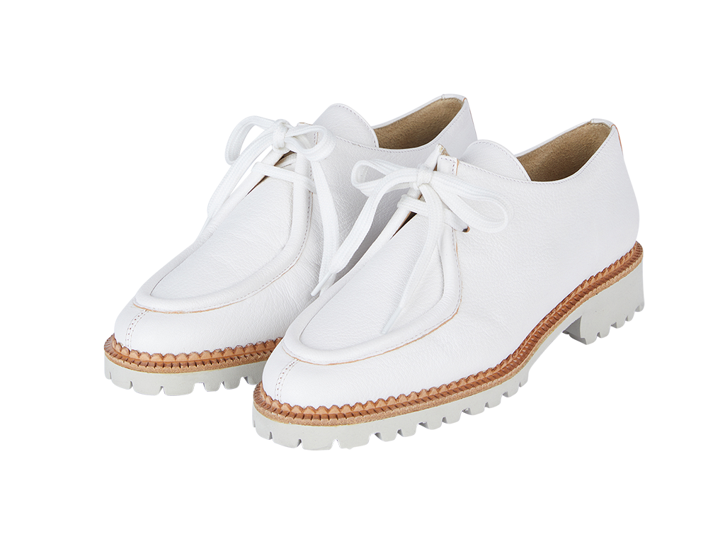 Lacets poids plume en blanc