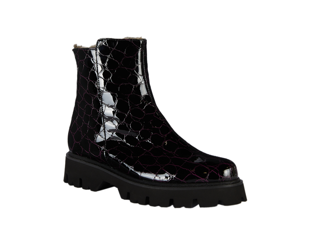 Crocodile effect winter bootie