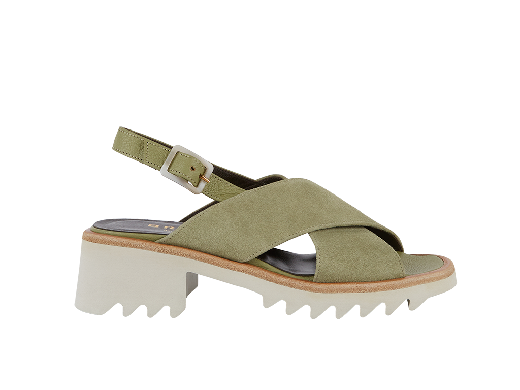 Sportliche Sandalette in gr n Brunate Online Boutique