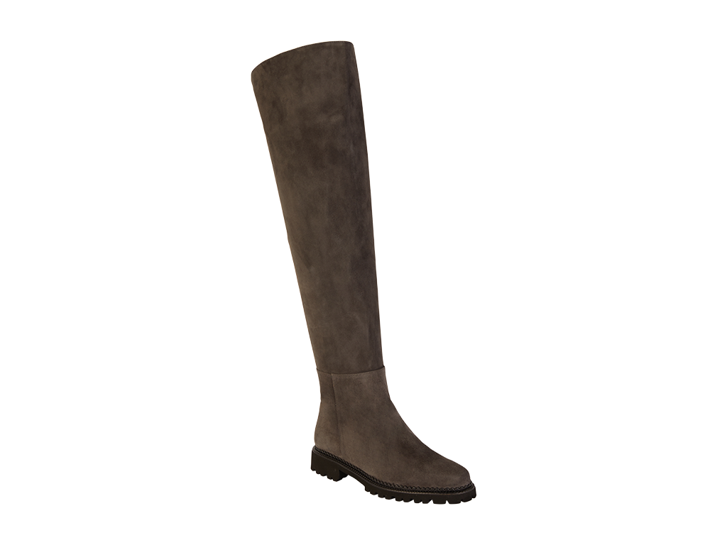 Overknee boot in suede - brunate.com